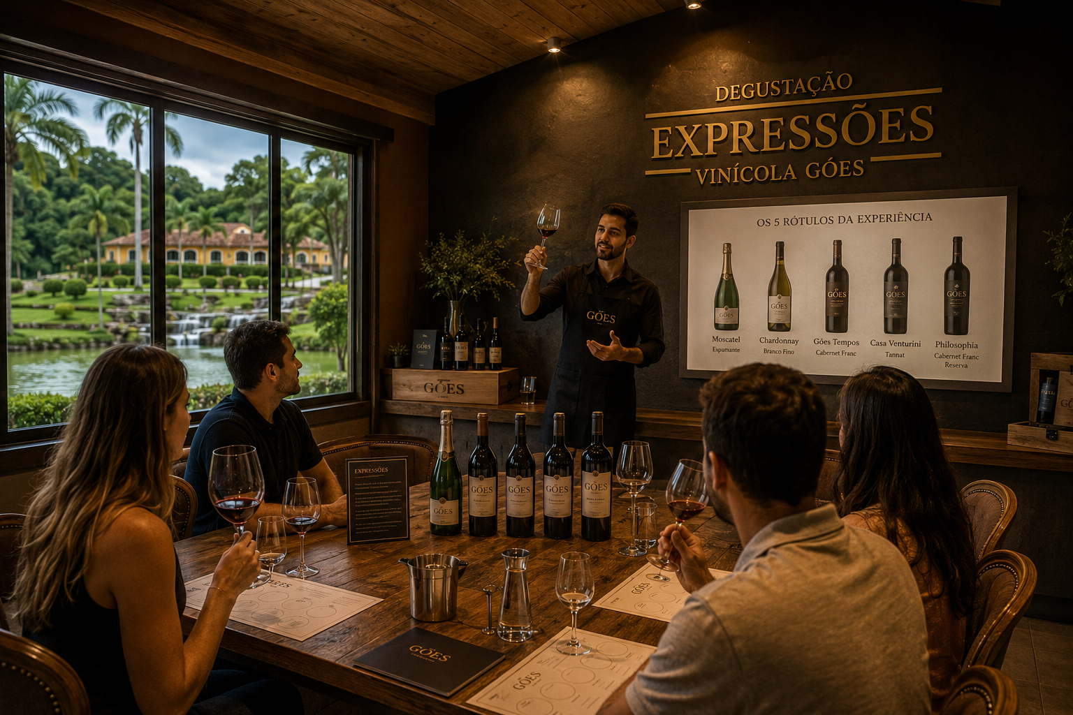 Degustação Expressões na Vinícola Góes
