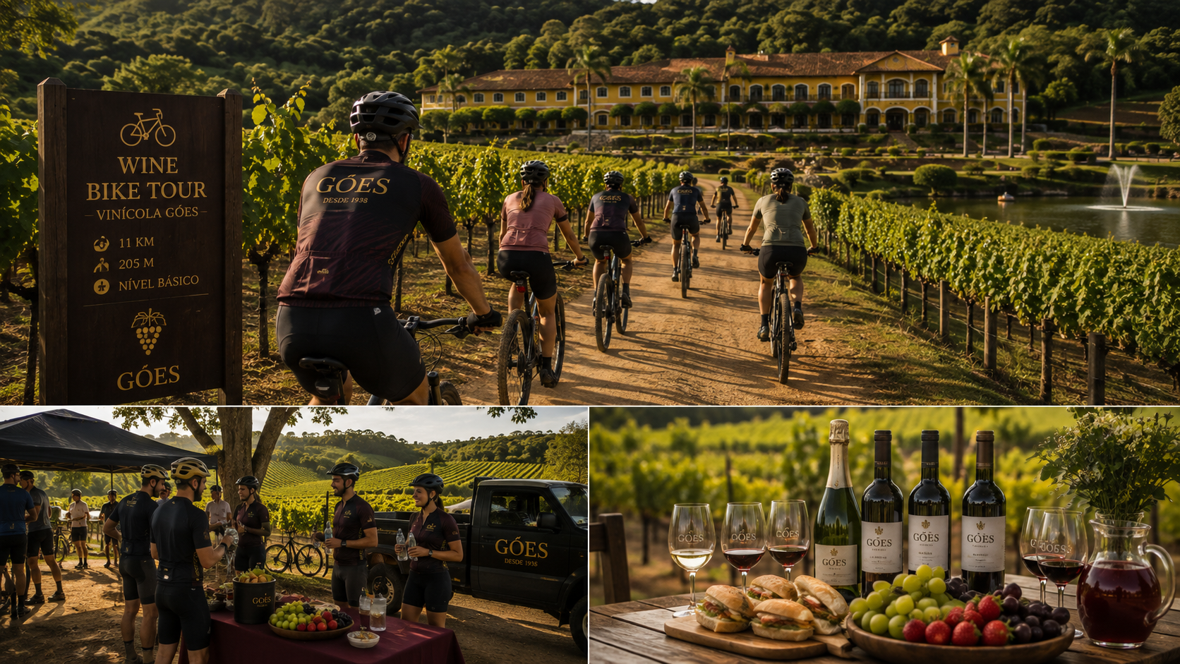 Wine Bike Tour na Vinícola Góes